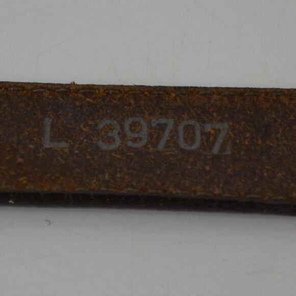 Brighton Womens Sz Large Brown Leather Belt Heart Western main image 6